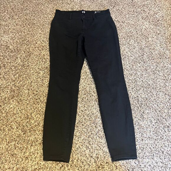 GAP Stretch Skinny Pants Blue Casual Everyday Trousers Size‎ 6 - Picture 1 of 7